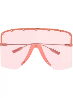 ( Nouvelle Collection ) Gucci Eyewear 003 PINK Lunettes De Soleil à Verres Tintés Homme