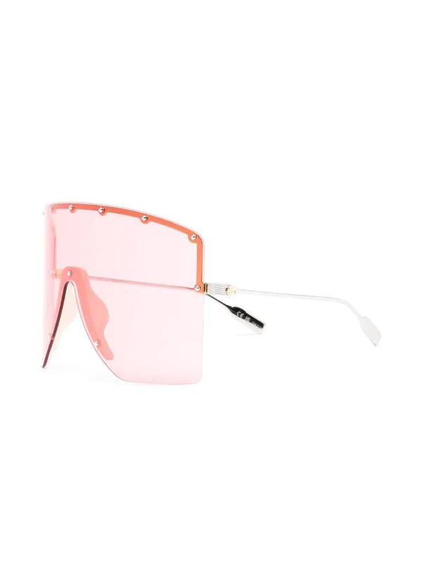 ( Nouvelle Collection ) Gucci Eyewear 003 PINK Lunettes De Soleil à Verres Tintés Homme 2 ( Nouvelle Collection ) Gucci Eyewear 003 PINK Lunettes De Soleil à Verres Tintés Homme – Image 2