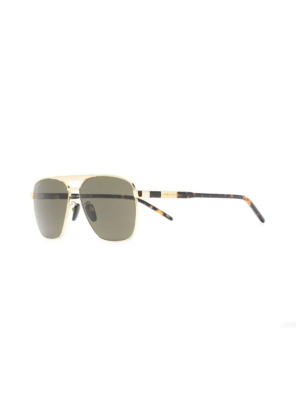 ( Nouvelle Collection ) Gucci Eyewear Lunettes De Soleil GG1164S à Monture Aviateur 004 2 ( Nouvelle Collection ) Gucci Eyewear Lunettes De Soleil GG1164S à Monture Aviateur 004 – Image 2