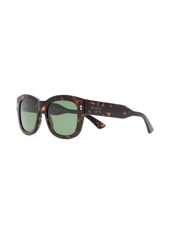 ( Nouvelle Collection ) Gucci Eyewear Lunettes De Soleil à Monture Effet écaille De Tortue Homme 2 ( Nouvelle Collection ) Gucci Eyewear Lunettes De Soleil à Monture Effet écaille De Tortue Homme – Image 2