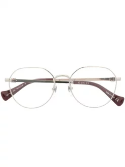 ( Nouvelle Collection ) Gucci Eyewear Lunettes De Vue Ă Monture Ronde Femme