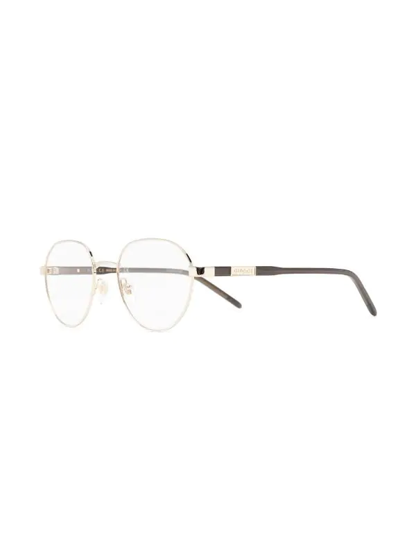( Nouvelle Collection ) Gucci Eyewear Lunettes De Vue GG1162O à Monture Ronde 003 2 ( Nouvelle Collection ) Gucci Eyewear Lunettes De Vue GG1162O à Monture Ronde 003 – Image 2