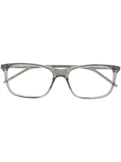 ( Nouvelle Collection ) Gucci Eyewear Lunettes De Vue à Monture Carrée 002 SILVER