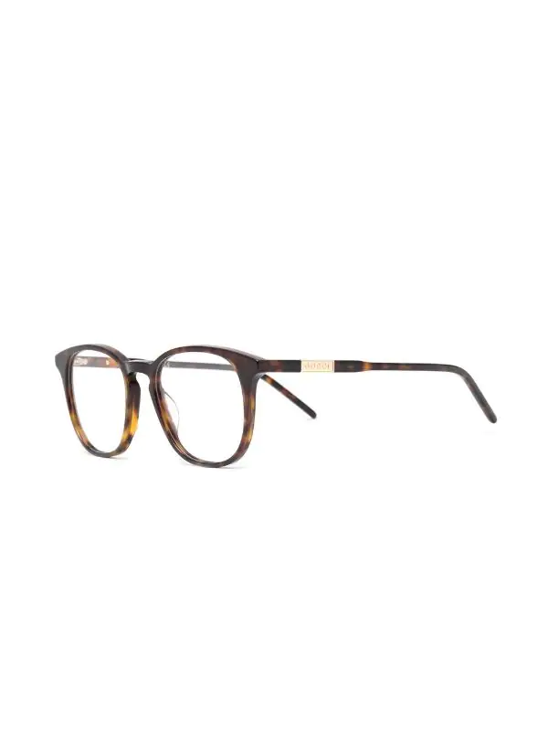 ( Nouvelle Collection ) Gucci Eyewear Lunettes De Vue à Monture Carrée 006 BROWN 2 ( Nouvelle Collection ) Gucci Eyewear Lunettes De Vue à Monture Carrée 006 BROWN – Image 2