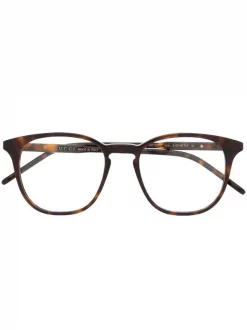 ( Nouvelle Collection ) Gucci Eyewear Lunettes De Vue à Monture Carrée 006 BROWN
