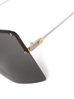 ( Nouvelle Collection ) Gucci Eyewear Lunettes De Soleil à Monture Oversize Homme -Gucci Eyewear Soldes 2022 18401385 39527813 600