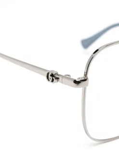 ( Nouvelle Collection ) Gucci Eyewear 002 SILVER Lunettes De Vue à Monture Carrée Femme 5 ( Nouvelle Collection ) Gucci Eyewear 002 SILVER Lunettes De Vue à Monture Carrée Femme -Gucci Eyewear Soldes 2022 18401386 39529600 600