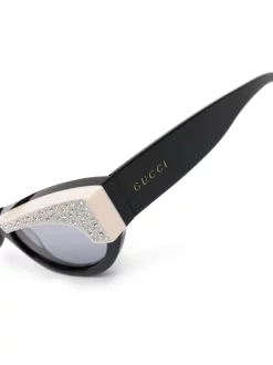 ( Nouvelle Collection ) Gucci Eyewear 001 Lunettes De Soleil Tintées à Monture Papillon Femme -Gucci Eyewear Soldes 2022 18401409 39524796 600
