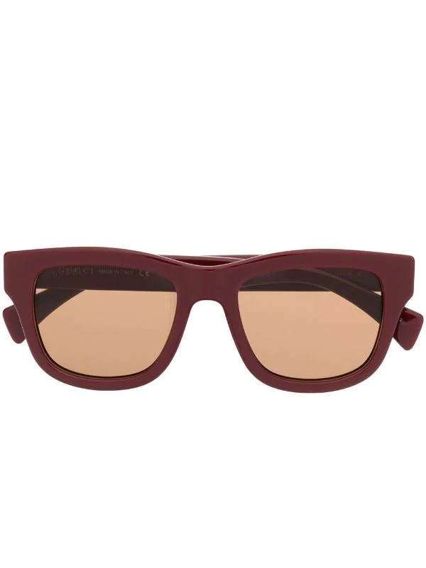 ( Nouvelle Collection ) Gucci Eyewear Lunettes De Soleil à Détail De Logo Homme 1 ( Nouvelle Collection ) Gucci Eyewear Lunettes De Soleil à Détail De Logo Homme