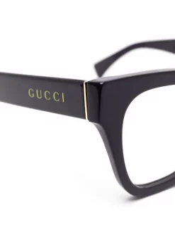 ( Nouvelle Collection ) Gucci Eyewear Lunettes De Vue à Logo Imprimé 002 PURPLE -Gucci Eyewear Soldes 2022 18401427 39469766 600