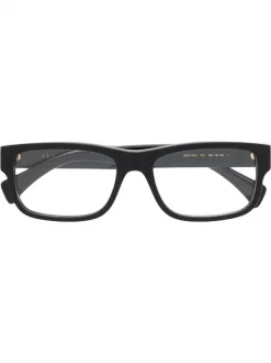 ( Nouvelle Collection ) Gucci Eyewear Lunettes De Vue Ă Monture Rectangulaire 001 BLACK