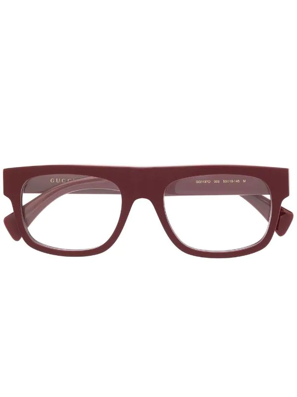 ( Nouvelle Collection ) Gucci Eyewear Lunettes De Vue à Monture Rectangulaire Homme 1 ( Nouvelle Collection ) Gucci Eyewear Lunettes De Vue à Monture Rectangulaire Homme