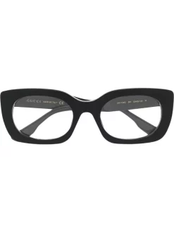 ( Nouvelle Collection ) Gucci Eyewear 001 BLACK Lunettes De Vue GG1154O à Monture Papillon Femme