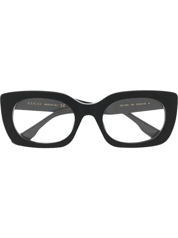 ( Nouvelle Collection ) Gucci Eyewear 001 BLACK Lunettes De Vue GG1154O à Monture Papillon Femme 1 ( Nouvelle Collection ) Gucci Eyewear 001 BLACK Lunettes De Vue GG1154O à Monture Papillon Femme