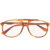 ( Nouvelle Collection ) Gucci Eyewear Lunettes De Vue à Monture Aviateur 001