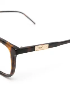 ( Nouvelle Collection ) Gucci Eyewear Lunettes De Vue à Monture Rectangulaire Homme -Gucci Eyewear Soldes 2022 18454011 39698894 600
