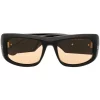 ( Nouvelle Collection ) Gucci Eyewear Lunettes De Soleil à Monture Rectangulaire 001 BLACK
